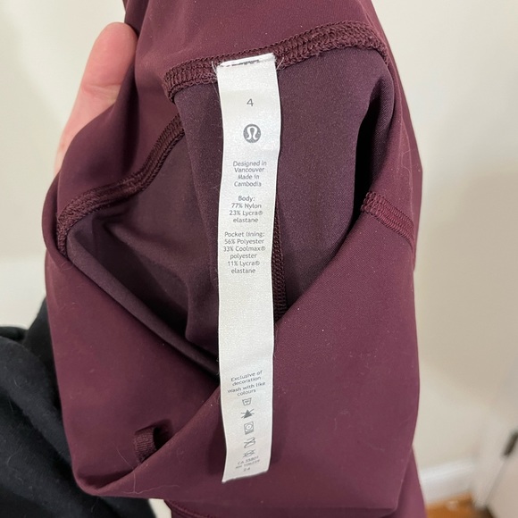 Lululemon Wunder Train High Rise Short 8” Size 4 - Picture 7 of 9